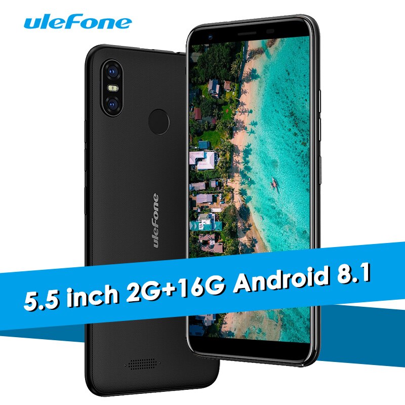 Ulefone S9 Pro 4G LTE Smartphone Android 8.1 Oreo 5.5 Inch 18:9 2G+16G Mobile Phone Face ID Fingerprint 13.0MP 3300mAh Cellphone