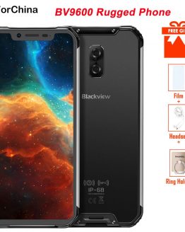 Blackview BV9600 Rugged IP68 Waterproof 4GB+64GB Mobile Phone Helio P70 Android 9.0 Smartphone 6.21" 19:9 FHD AMOLED NFC 5580mAh