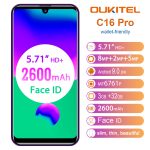 OUKITEL C16 Pro Smartphone 3GB 32GB Quad Core 5.71" Waterdrop Screen