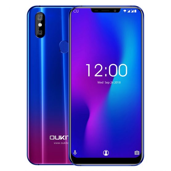 OUKITEL U23 4G Smartphone 6.18 inch Android 8.1 MTK 6763T Octa Core 2.0GHz 6GB RAM 64GB ROM 16.0MP + 2.0MP 3500mAh Mobile Phone