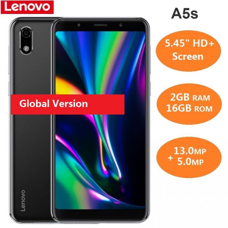 Lenovo A5s 4G Smartphone 5.45 inch Android P Quad Core