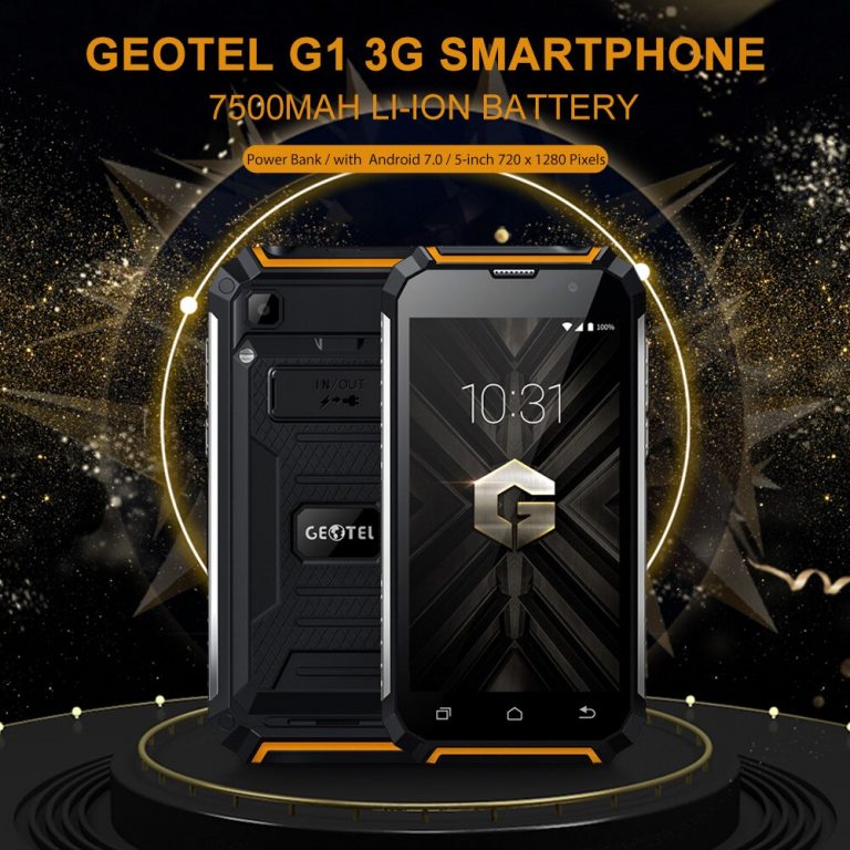 Power Through the Day: GEOTEL G1 3G Smartphone with 7500 mAh Battery