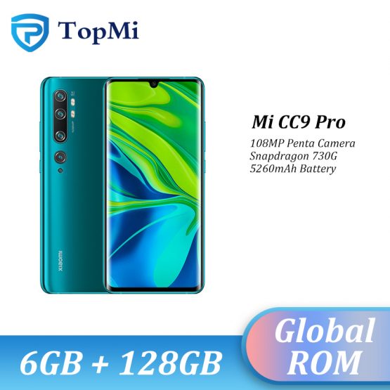 Global ROM Xiaomi Mi CC9 Pro 6GB RAM 128GB ROM 108MP Penta Camera Smartphone 5260 mAh Snapdragon 730G 6.47" 10x Hybird Zoom