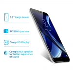 Battery HOMTOM S16 5.5" Screen Smartphone with 13MP Camera, Fingerprint Recognition, and Android OS – Ideal for Everyday Use