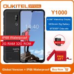 OUKITEL Y1000 Android 9.0 Mobile Phone 6.08" 19.5:9 MT6580P 2G RAM 32G ROM 3600mAh Fingerprint Smartphone