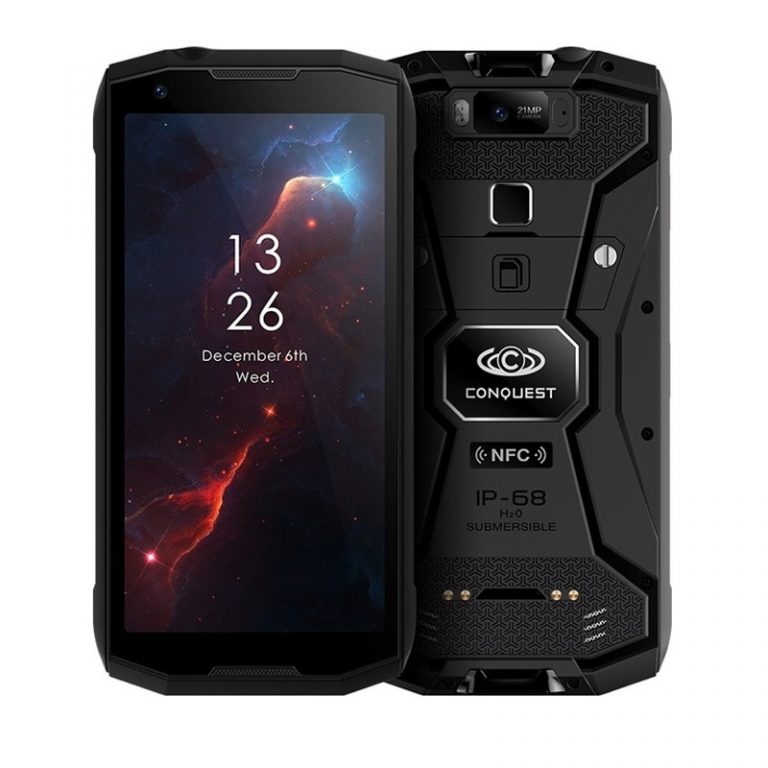Conquest S12 Pro IP68 Waterproof Smartphone 5.99" IPS Android 9.0 Helio