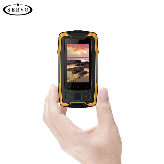 SERVO X7 Plus 2.45" MTK6737 mini Smartphone 4G IP68 Waterproof RAM 2GB ROM 16GB Fingerprint NFC GPS Mobile Phone Walkie