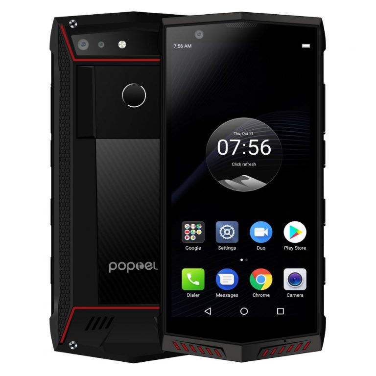 2019 New version Poptel P60 rugged smartphone with PTT 6+128G RAM