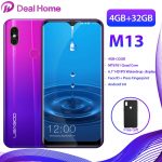 LEAGOO M13 Smartphone with 6.1-inch HD Waterdrop Screen, Dual Cameras, and Fingerprint Unlock