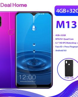 LEAGOO M13 Waterdrop 19:9 6.1" HD IPS Display Android 9.0 MT6761 Quad Core 4GB RAM 32GB ROM 3000mAh Dual Cams 4G Smartphone