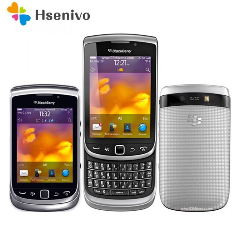9810 Original BlackBerry Torch 9810 Mobile Phone BlackBerry 9810 Smartphone Unlocked 3G Wifi Bluetooth GPS 8GB Storage Cellphone