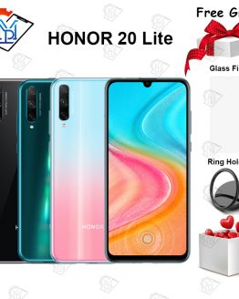 Original Honor 20 Lite Mobile Phone 6.3 inch 4GB+64GB Kirin 710F Octa-core Android 9.0 48.0MP Fingerprint Smartphone