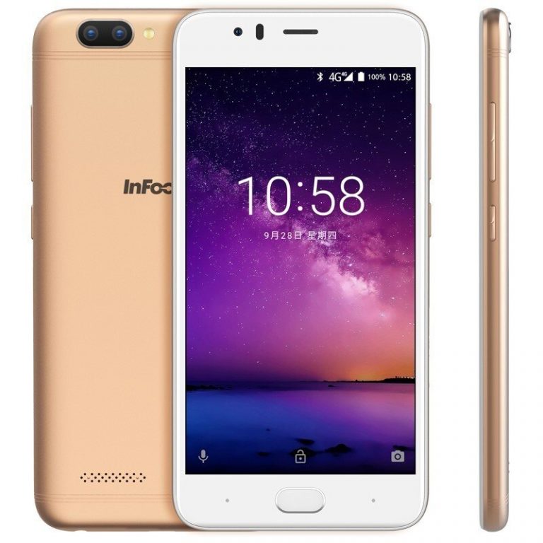 Infocus A3 mobile phone 5.2" LTE 4G smartphone 2GB +16GB 3050mAh Quad core phones fingerprint Dual came Android 7.0 cell phones