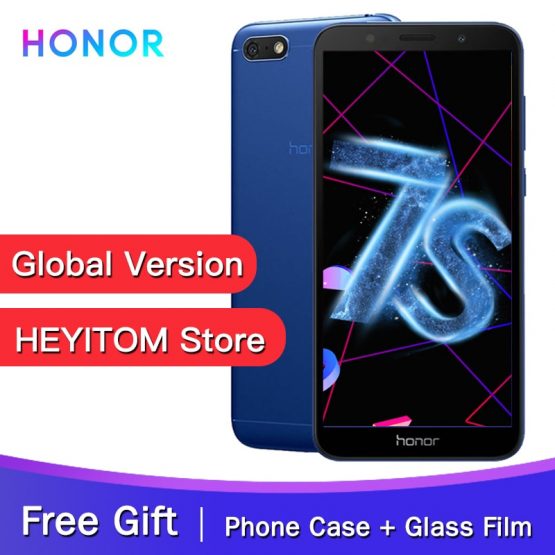 Original Global Version Honor 7S MT6739 Quad Core 13MP Rear Camera 3020mAh Battery 5.45" 18:9 Screen 2GB 16GB Smartphone