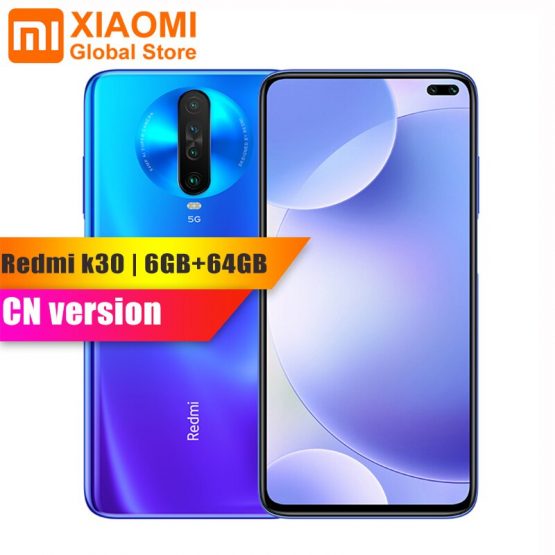 Original Xiaomi Redmi K30 5G 6GB RAM 64GB ROM Smartphone Snapdragon 765G Octa Core 64MP Quad Camera HDR 10 Display Fast Charging