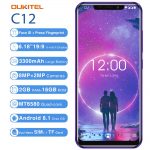 Oukitel C12 3G Smartphone 6.18'' Android 8.1 Quad Core 2GB RAM 16GB ROM