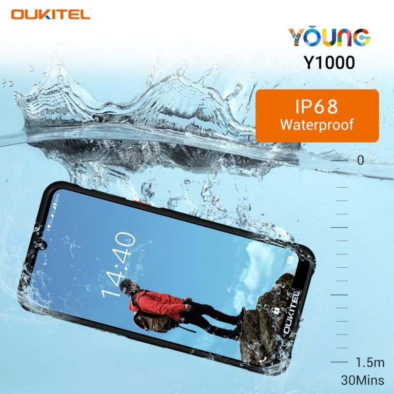 OUKITEL Y1000 Android 9.0 Mobile Phone 6.08" 19.5:9 2G RAM 32G ROM