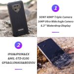 Blackview NFC 6GB RAM 128GB ROM 6580mAh Android 9.0 shockproof