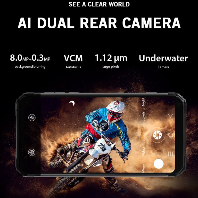 Blackview Waterproof Rugged Style Dual Gorilla Android 9.0 NFC 6.88" Screen