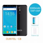 OUKITEL C8 – Vibrant 5.5" Infinity Display with Long-Lasting 3000mAh Battery
