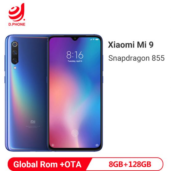 Xiaomi Mi 9 MI9 8GB 128GB Global ROM Smartphone Snapdragon 855 Octa Core 6.39" Screen 48MP Triple Camera Mobile Phone