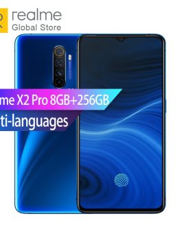 Realme X2 Pro 8GB RAM 256 ROM Snapdragon 855 Plus Octa Core 6.5" 64MP Rear Cameras Smartphone 50W SuperVOOC Fast Charger 4000mAh