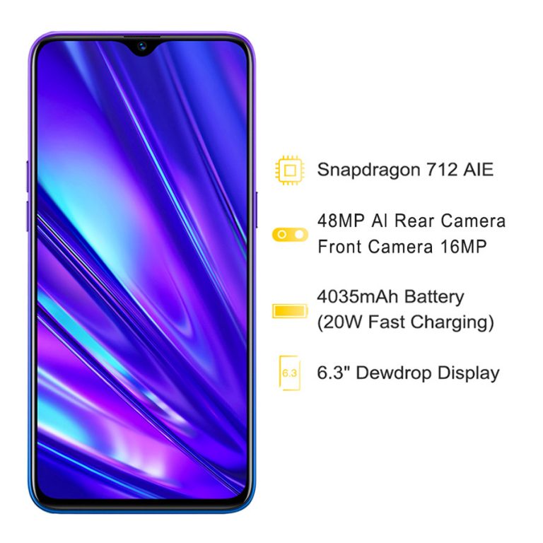 REALME 5 pro 6.3'' 8G 128GB Smartphone Android P Octa-core 4035mAh 48+16MP Dual Camera VOOC Fast Charge 3.0 Mobile Phone 2 REALME 5 pro 6.3'' 8G 128GB Smartphone Android P Octa-core
