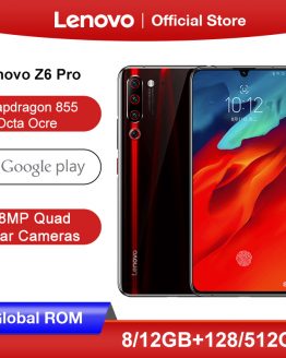 Global ROM Lenovo Z6 Pro 8GB 128GB 512GB Snapdragon 855 Octa Core Smartphone 6.39" FHD Display Rear 48MP Quad Cameras