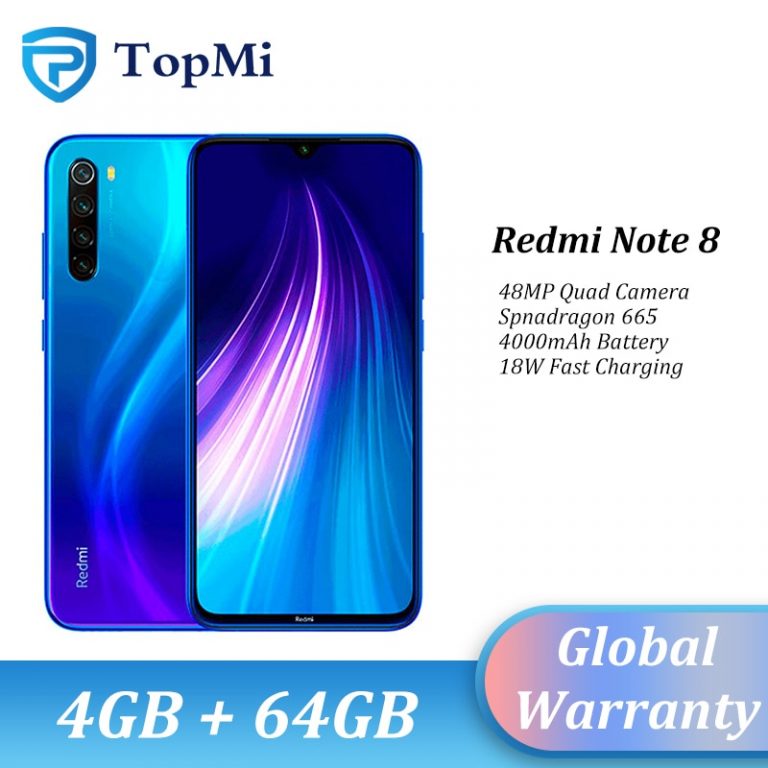 In stock!Global ROM Xiaomi Redmi Note 8 4GB RAM 64GB ROM Smartphone