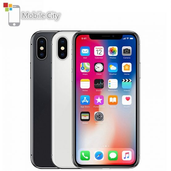 Apple iPhone X Unlocked Smartphone 5.8 inch Apple A11 4G LTE 64GB/256GB ROM 3GB RAM 12MP Dual Rear Camera Face ID Mobile Phone