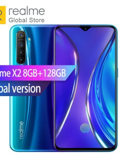 Global version realme X2 8GB RAM 128GB ROM Snapdragon 730G Octa Core 6.4" 64MP Rear Camera NFC Smartphone 30W VOOC Flash Charger