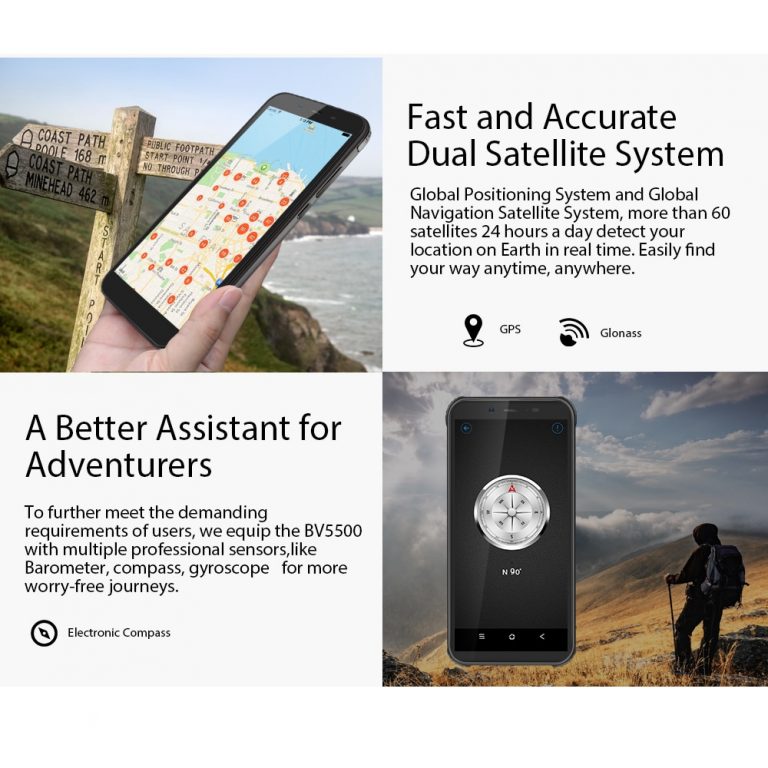 Blackview pro NFC Rugged shockproof mobile phone android 9.0 5.5" 3GB RAM