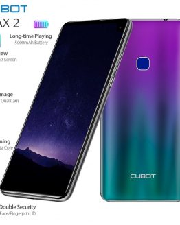 CUBOT MAX 2 4G Smartphone 6.8 inch Android 9 Pie MT6762 Octa Core 2.0GHz 4GB RAM 64GB ROM Fingerprint 5000mAh Mobile Cellphones