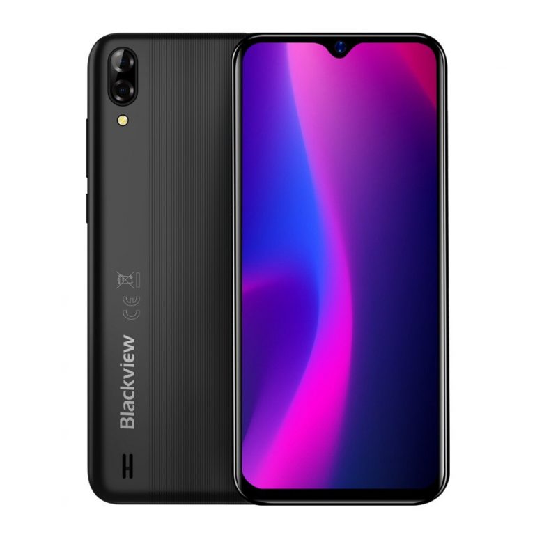 Blackview A60 3G Mobile Phone Android 8.1 Smartphone Quad Core 4080mAh Cellphone 1GB+16GB 6.1 inch 19.2:9 Screen Dual Camera