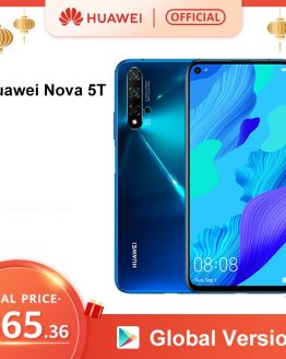 Global Version Huawei Nova 5T 5 T 8GB 128GB Smartphone 48MP Cameras 32MP Front Camera 6.26'' Full Screen Kirin 980 Android 9