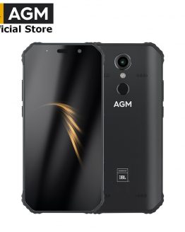 OFFICIAL AGM A9 JBL Co-Branding 5.99" FHD+ 4G+64G Android 8.1 Rugged Phone 5400mAh IP68 Waterproof Smartphone Quad-Box Speakers