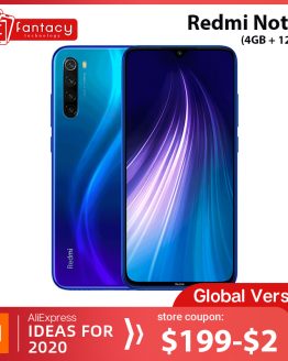 Global Version Xiaomi Redmi Note 8 4GB 128G 48MP Quad Camera Smartphone Snapdragon 665 Octa Core 6.3" FHD Screen 4000mAh UFS 2.1