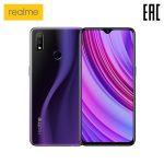 Realme 3 Pro smartphone showcasing sleek design, dual cameras, and vibrant full HD display