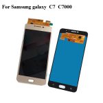 Samsung Galaxy C7 C7000 LCD Display + Touch Screen Digitizer (Black) for Screen Replacement.