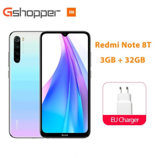 Xiaomi Redmi Note 8T 3GB 32GB Global Version Smartphone Snapdragon 665 48MP Quad Camera 6.3" FHD Full Screen 4000mAh NFC