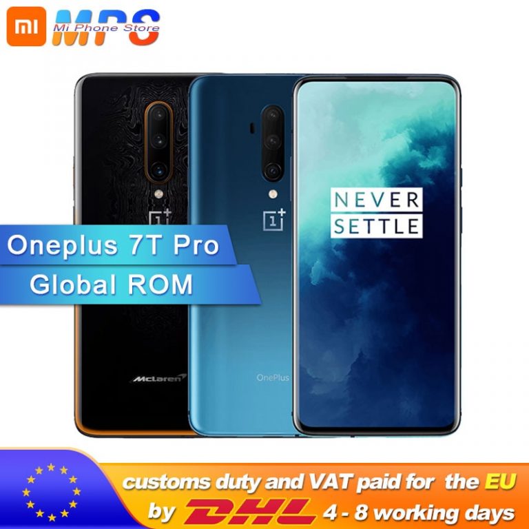 Global ROM New OnePlus 7T Pro 8GB 12GB RAM 256GB ROM Snapdragon 855 Plus Smartphone 4085mA 6.67'' AMOLED 90Hz Screen 48MP Camera 1 Global ROM New OnePlus 7T Pro 8GB 12GB RAM 256GB ROM Snapdragon