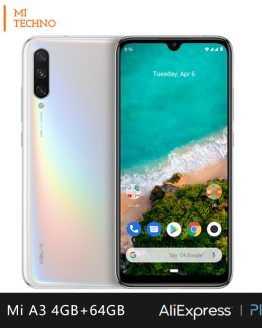 Smartphone Xiaomi Mi A3 (4GB RAM 64GB ROM andriod one telefono movil libre nuevo barato batería 4030mAh ) [Versión Global]