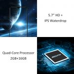 LEAGOO M12 Mobile Phone 5.7" 19:9 HD+ IPS Waterdrop Screen Quad core