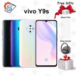 Vivo Y9s Smartphone with 6.38-inch Super AMOLED screen, Snapdragon 665 processor, and quad-camera system.