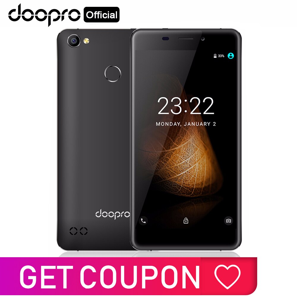 DOOGEE doopro C1 Android 7.0 SmartPhone 1GB RAM 8GB ROM 4200mAh MTK6580A Quad-core 8MP Fingerprint ID 3G Mobile Phone