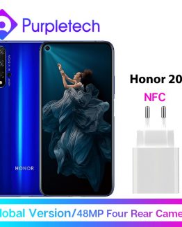 Global Version Honor 20 Smartphone Kiri 980 Octa Core 6.26'' 6GB128GB 48MP Four Camera SuperCharge Mobile Phone NFC Google Play