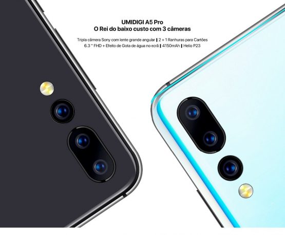 Global version umidigi A5 Pro Android 9.0 octa core 6.3 ffhd + waterdrop 16MP triple camera 4150 MAH 4 GB ram 4G smartphone cel