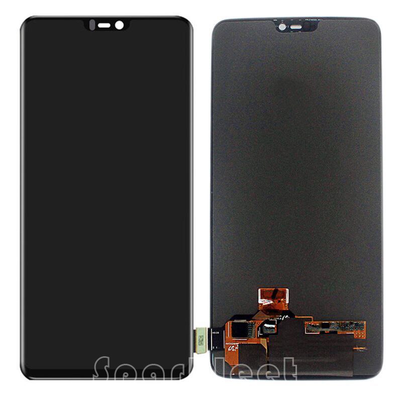 6.28 inch LCD Screen For OnePlus 6 A6000 LCD Display Touch Screen Digitizer Assembly For OnePlus 6 1+6 Smartphone Replacement