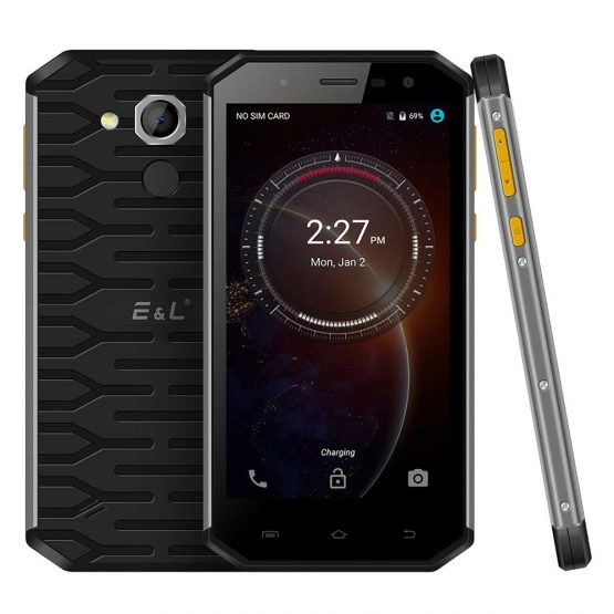 KXD E&L S50 IP68 Rugged Phone Android 6.0 MTK6753 Octa Core 3GB RAM 32GB ROM 5.0" Display 13MP FM 4G LTE Smartphone Fingerprint