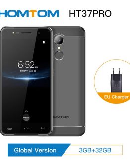 Original HOMTOM HT37 Pro 3+32GB Smartphone 4G MT6737 5.0 Inch HD Android 7.0 Cell Phone13MP 3000mAh Fingerprint ID Mobile Phone